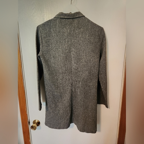 Light Blue / Grey Size M Renee Lauren New York and Company Classic Peacoat - Picture 2 of 3